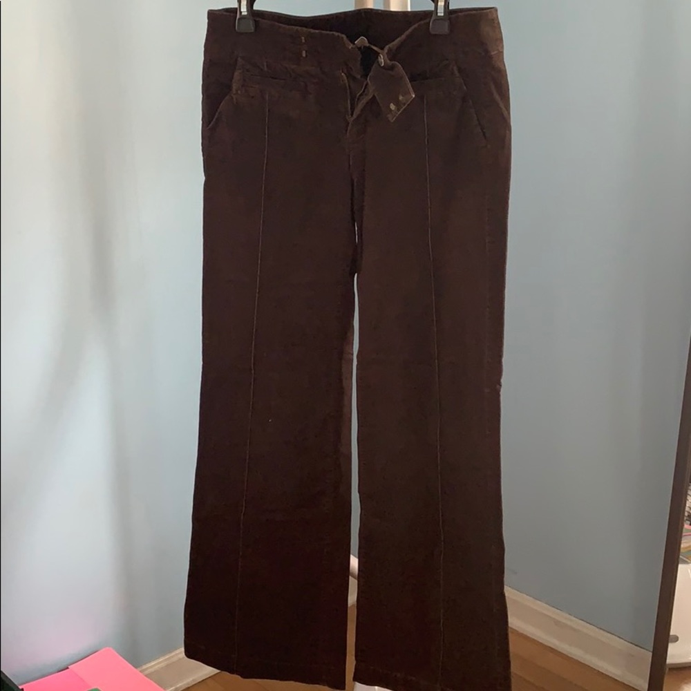 Anthropologie Idra wise leg flare pants